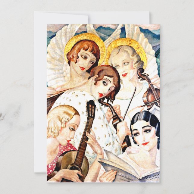 Wegener - A Johann Sebastian Bach Humblement Card (Front)