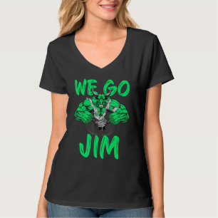 WeGoJim Bro Culture Gym Workout Cover Pump Fitness T-Shirt