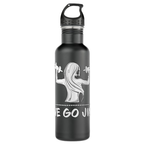 WeGoJim Bro Culture Women Gym Cover Pump Fitness T Stainless Steel Water Bottle