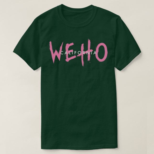 WEHO CALIFORNIA T-Shirt (Design Front)