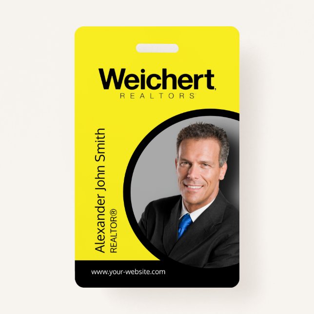 Weichert Realtors ID Card Badge (Front)