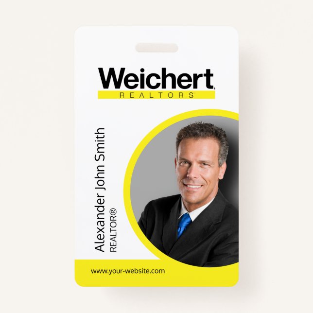 Weichert Realtors ID Card Badge (Front)