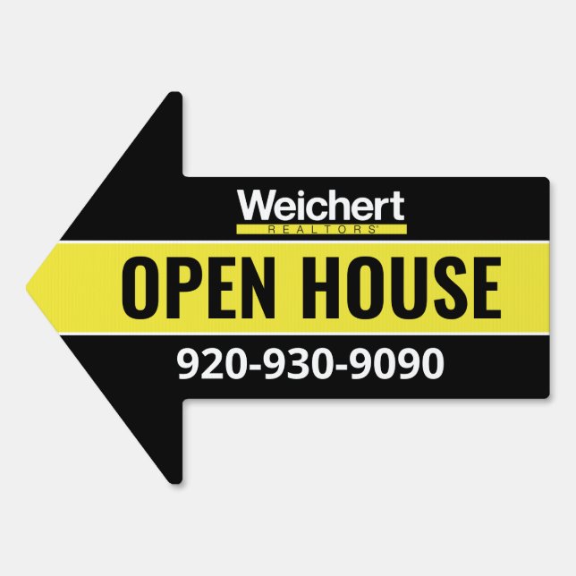 Weichert Realtors Open House Sign (Front)