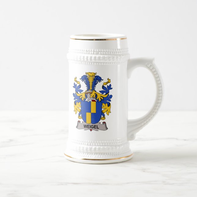 Weigel Family Crest Beer Stein (Right)