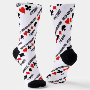 Weigh Your Probabilities Play Bridge 4 Card Suits Socks