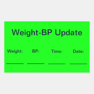 Weight-Bp Update Chart Labels