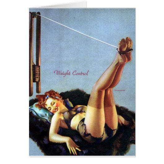 Weight Control Pin Up Cards (Front)