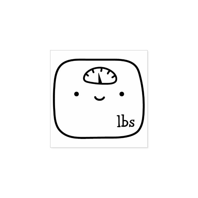 Weight health tracker bullet journal journaling rubber stamp (Imprint)