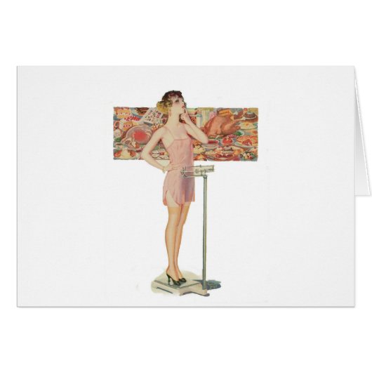 Weight In Vintage Illustration (Front Horizontal)