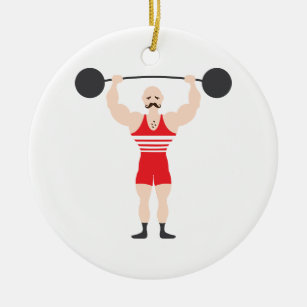 Muscle Man Christmas Decorations Zazzle