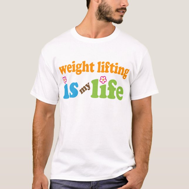 Weight Lifter Gift Girls T-Shirt (Front)