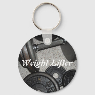 Weight Lifter Keychain