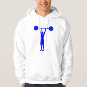 Weight Lifting 02 - Blue Hoodie