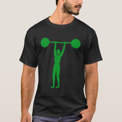 Weight Lifting 02 _ Grass Green T_Shirt