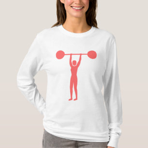 Weight Lifting 02 - Tropical Pink T-Shirt
