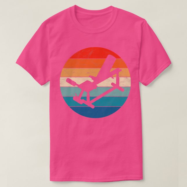 Weight Lifting Bench T-Shirt (Design Front)