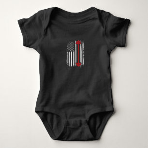 Weight Lifting Flat Gifts Workout, Gym Lover Baby Bodysuit