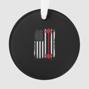 Weight Lifting Flat Gifts Workout, Gym Lover Ornament