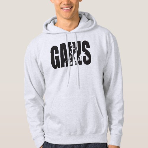 Weight lifting Motivation _ GAINS Hoodie