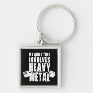 "Weight lifting" Motivation - Heavy Metal Keychain