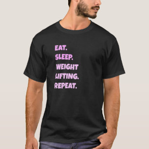 Weight Lifting Png Eat Sleep Sports Repeat For Men T-Shirt