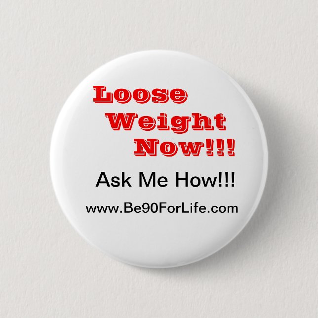 Weight Lose Water Button (Front)
