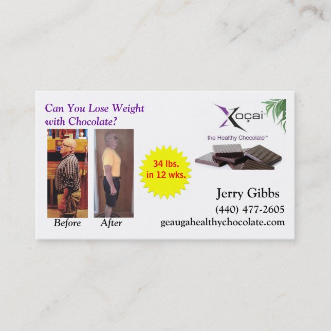 Weight Loss Biz Card (Front)