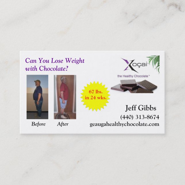 Weight Loss Biz Card (Front)