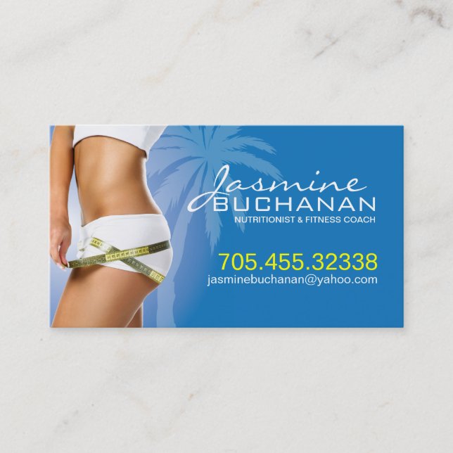 Weight Loss Business Card Template (Front)