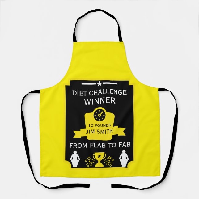 Weight Loss Congratulation Apron (Front)