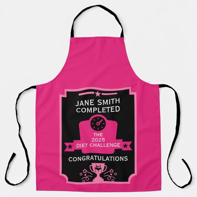 Weight Loss Congratulation Apron (Front)