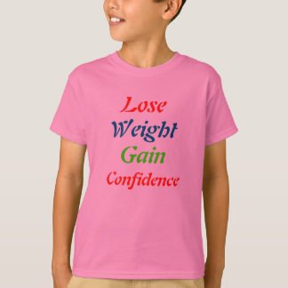 Weight loss encouragement kids t-shirts