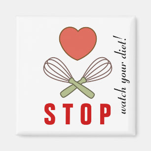 Weight Loss Fridge Magnet for Diet Support