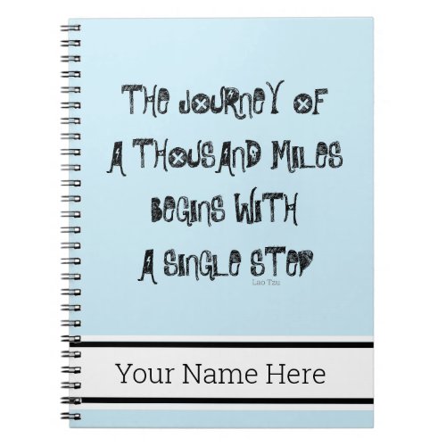 Weight Loss Journal Blue Diet Motivation Notebook