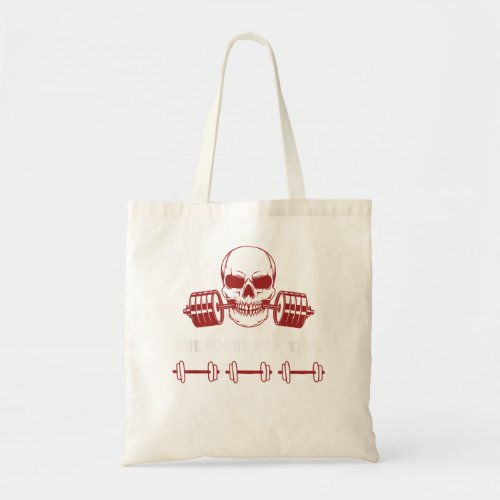 Weight Loss One Pound At a Time Skeleton Goth Fitn Tote Bag