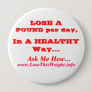 Weight Loss Pinback Button