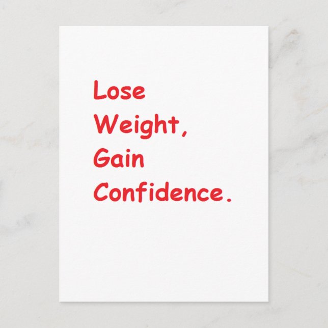 weight loss postcard (Front)