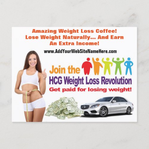 Weight Loss Postcard