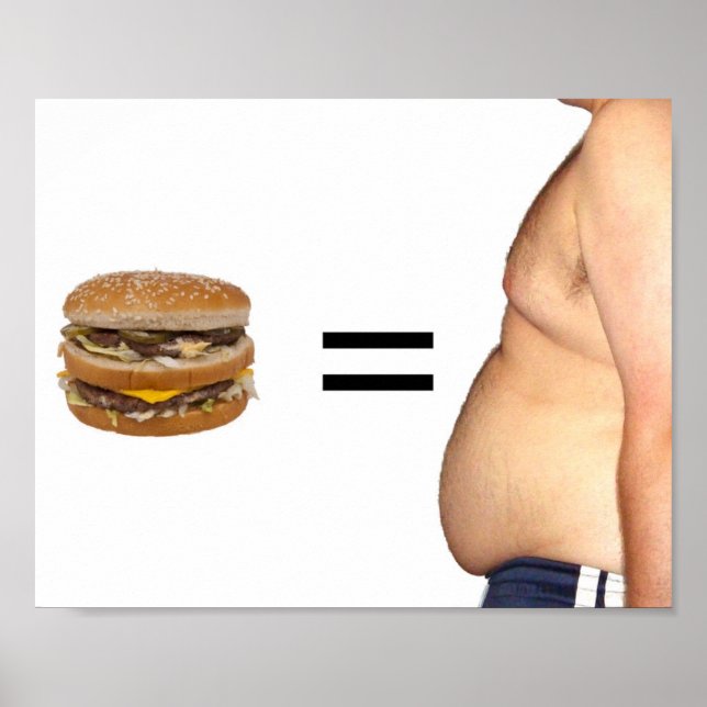Weight loss poster Fast food Healthy eating Health (Front)
