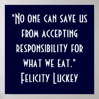 Weight Loss Responsibility 6 Poster