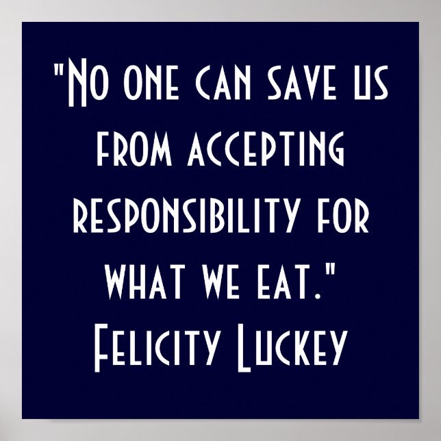 Weight Loss Responsibility 6 Poster (Front)