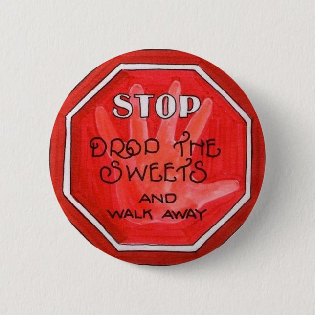 weight loss stop sign button (Front)