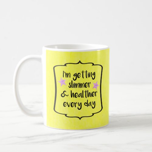 Weight Loss Success Celebration Motivation Quote Coffee Mug