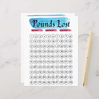 Weight loss tracker journal 100 lbs / kg