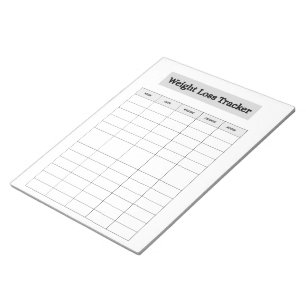 Weight Loss Tracker  Notepad