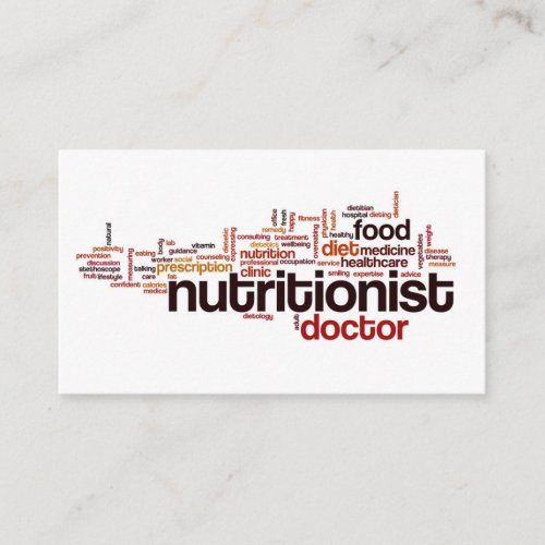 Weight Nutritionist Food Diet Dietologist Business Card
