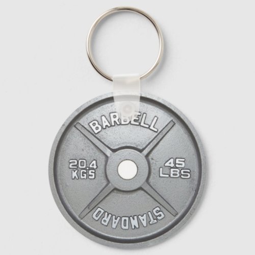 Weight Plate Keychain 20KG 45LB