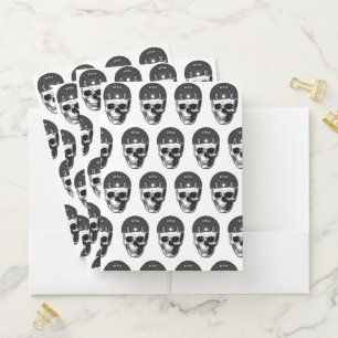 Weight Plate Skull Training Fitness Bodybuilding  Pocket Folder