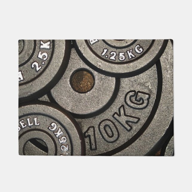 Weight Plates Doormat (Front)