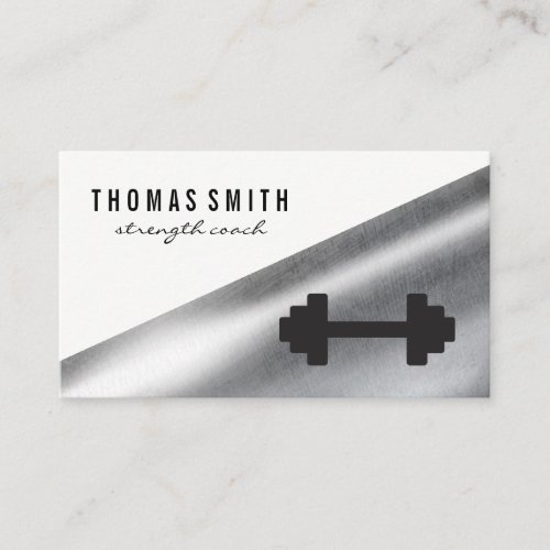 Weight  Scale  Metallic Business Card